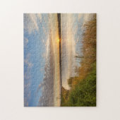 Sonnenaufgang über Feuchtgebiete im Arrowwood Nati Puzzle (Vertikal)