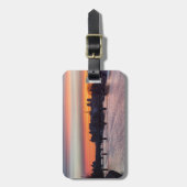 Sonnenaufgang über Ile de la Cite und Notre Dame - Gepäckanhänger (Vorderseite vertikal)