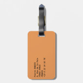 Sonnenaufgang über Ile de la Cite und Notre Dame - Gepäckanhänger (Rückseite vertikal)