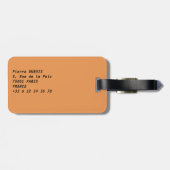 Sonnenaufgang über Ile de la Cite und Notre Dame - Gepäckanhänger (Rückseite horizontal)