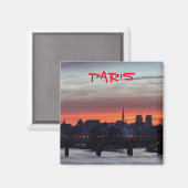 Sonnenaufgang über Ile de la Cite und Notre Dame - Magnet (Vorderseite/Rückseite)