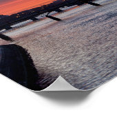 Sonnenaufgang über Ile de la Cite und Notre Dame - Poster (Ecke)