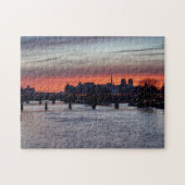 Sonnenaufgang über Ile de la Cite und Notre Dame - Puzzle (Horizontal)