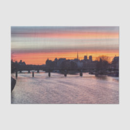 Sonnenaufgang über Ile de la Cite und Notre Dame - Seidenpapier