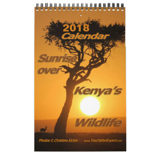 Sonnenaufgang über Kenias Wildli Kalender