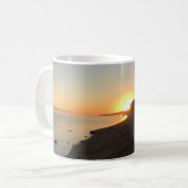 Sonnenaufgang über Long Island Sound Kaffeetasse (Vorderseite Links)