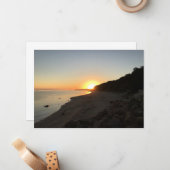 Sonnenaufgang über Long Island Sound Mitteilungskarte (Vorderseite/Rückseite Beispiel)