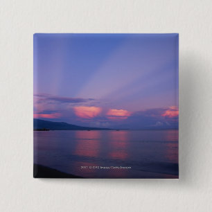 Sonnenaufgang über Meer Button