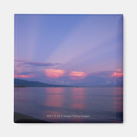 Sonnenaufgang über Meer Magnet (Vorne)