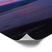 Sonnenaufgang über Meer Poster (Ecke)