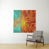 Sonnenaufgang über Meeresmosaikkunst Wandteppich (Beispiel (Horizontal))