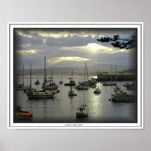 Sonnenaufgang über Monterey Bay Print Poster