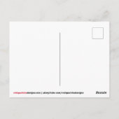 Sonnenaufgang über Namib-Wüste-Postkarte Postkarte (Rückseite)