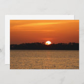 Sonnenaufgang über Perdido Bay Mitteilungskarte (Vorne/Hinten)