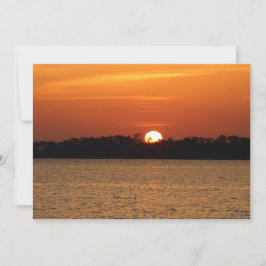 Sonnenaufgang über Perdido Bay Mitteilungskarte