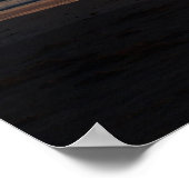 Sonnenaufgang über Port Aransas, Tx. Poster (Ecke)