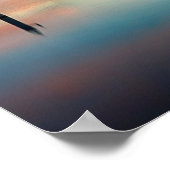 Sonnenaufgang über PS Enterprise Poster (Ecke)