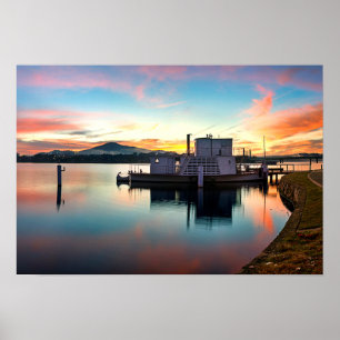 Sonnenaufgang über PS Enterprise Poster