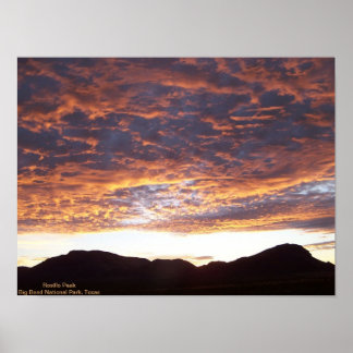 Sonnenaufgang über Rosillo Peak Poster