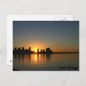 Sonnenaufgang über San Diego Postkarte (Vorne/Hinten)