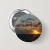 Sonnenaufgang über San Juan I Puerto Rico Button (Vorne & Hinten)