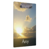 Sonnenaufgang über San Juan II Puerto Rico Klemmbrett (Rechts)