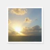 Sonnenaufgang über San Juan II Puerto Rico Serviette (Vorderseite)