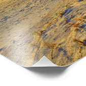 Sonnenaufgang über Sanddünen und Foto im Meer druc (Ecke)