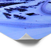 Sonnenaufgang über Schneeberg-Poster Poster (Ecke)