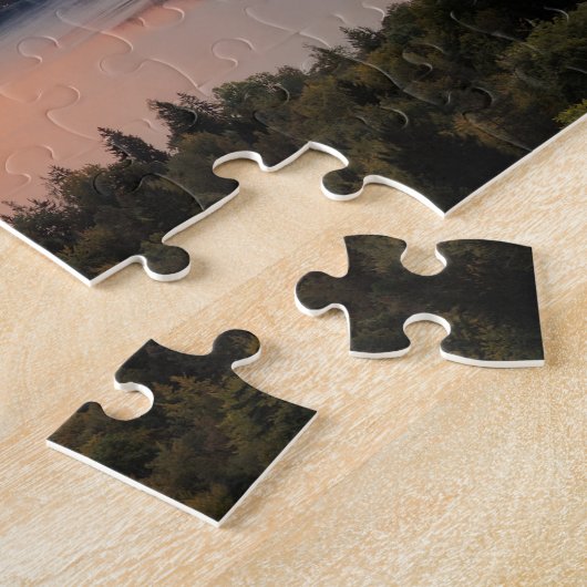 Sonnenaufgang über See blutete Puzzlen Puzzle (Seite)