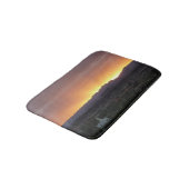 Sonnenaufgang über St. George Utah Landschaft Badematte (Schrägansicht)