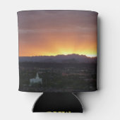 Sonnenaufgang über St. George Utah Landschaft Dosenkühler (Rückseite)