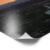 Sonnenaufgang über St. George Utah Landschaft Fotodruck (Ecke)