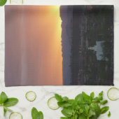 Sonnenaufgang über St. George Utah Landschaft Geschirrtuch (Gefaltet)