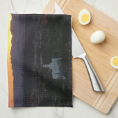 Sonnenaufgang über St. George Utah Landschaft Geschirrtuch (Viertel Falte)