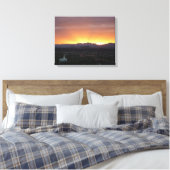Sonnenaufgang über St. George Utah Landschaft Leinwanddruck (Insitu (Schlafzimmer))