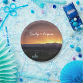 Sonnenaufgang über St. George Utah Landschaft Pappteller (Party)