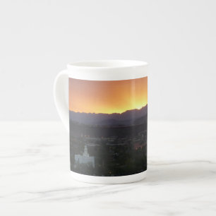 Sonnenaufgang über St. George Utah Landschaft Porzellantasse