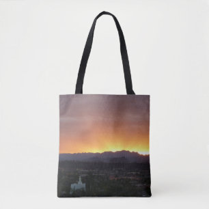 Sonnenaufgang über St. George Utah Landschaft Tasche