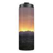 Sonnenaufgang über St. George Utah Landschaft Thermosbecher (Vorderseite)