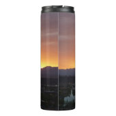 Sonnenaufgang über St. George Utah Landschaft Thermosbecher (Rückseite)