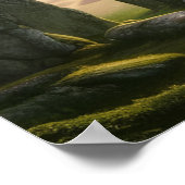 Sonnenaufgang über Stonehenge Digitale Kunst Poster (Ecke)