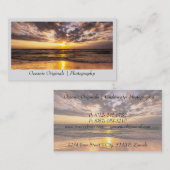 Sonnenaufgang über Surfer-Paradies-Visitenkarte Visitenkarte (Vorne/Hinten)