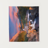 Sonnenaufgang über Swiftcurrent Nebenfluss Wandteppich (Vorderseite)