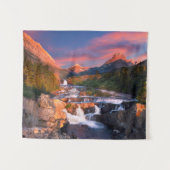 Sonnenaufgang über Swiftcurrent Nebenfluss Wandteppich (Vorderseite (Horizontal))