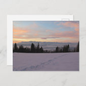 Sonnenaufgang über Tatras Postkarte (Vorne/Hinten)