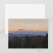 Sonnenaufgang über Tatras Postkarte (Vorne/Hinten)