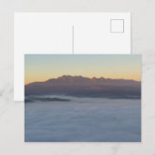 Sonnenaufgang über Tatras Postkarte (Vorne/Hinten)