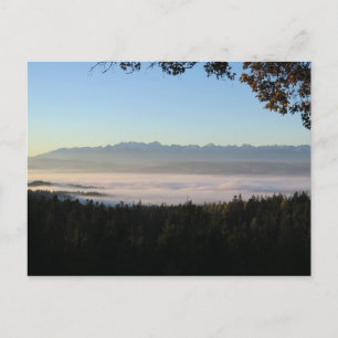 Sonnenaufgang über Tatras Postkarte