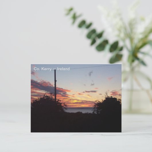 Sonnenaufgang über Tralee Bay, Grafschaft Kerry, I Postkarte (Stehend Vorderseite)